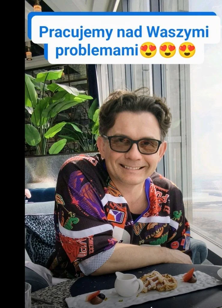 Adwokat Piotr Karczewski przy pracy